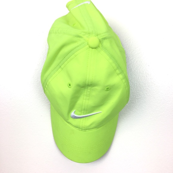 Nike Golf Highlighter Neon Yellow Dri Fit Cap - Picture 2 of 4